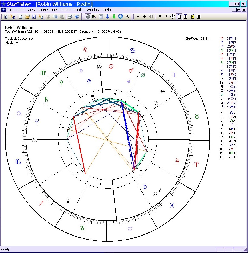 Robin Williams Chart
